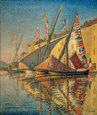 Versierde tartanen door Paul Signac